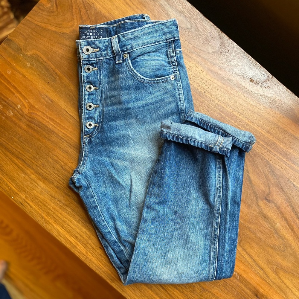 Lucky Brand | High Rise Tomboy Campfire Wash